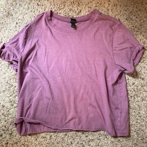 Wild Fable crop mauve-y tee💜